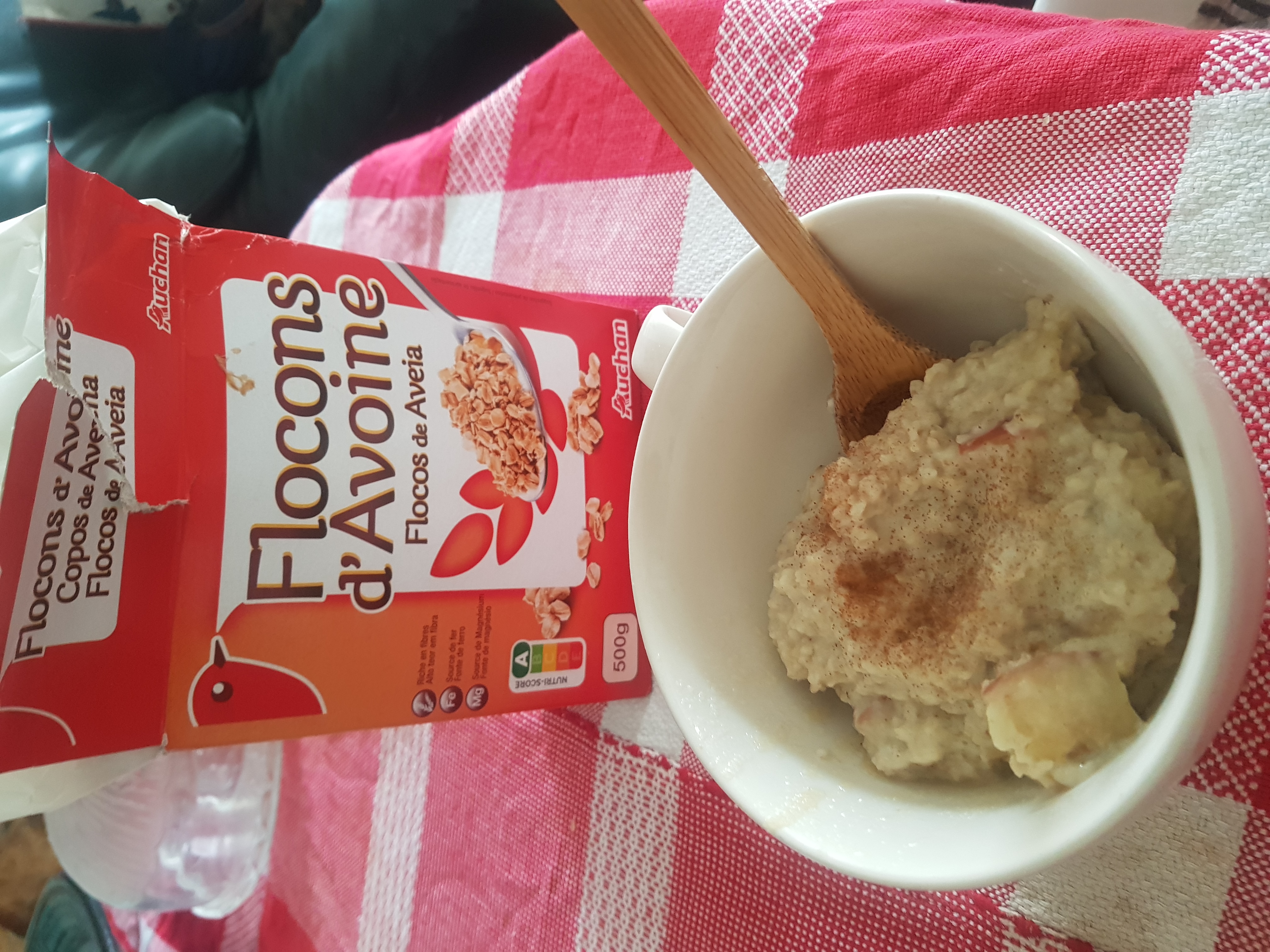 Porridge à la pomme cannelle 